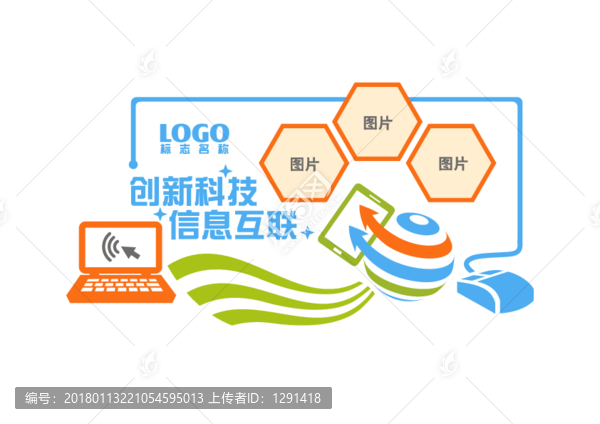 科技信息企業(yè)文化墻