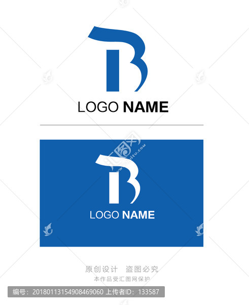 原創(chuàng)logo設(shè)計(jì),字母IBM