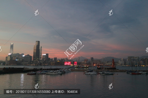 维多利亚港夜景