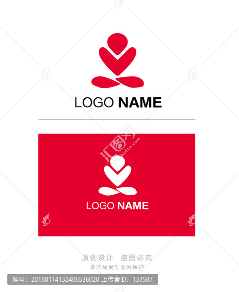 原創(chuàng)logo設(shè)計,健身,瑜伽