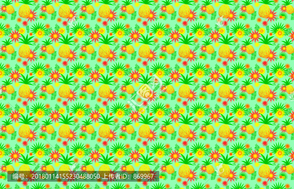 水果菠蘿高清背景