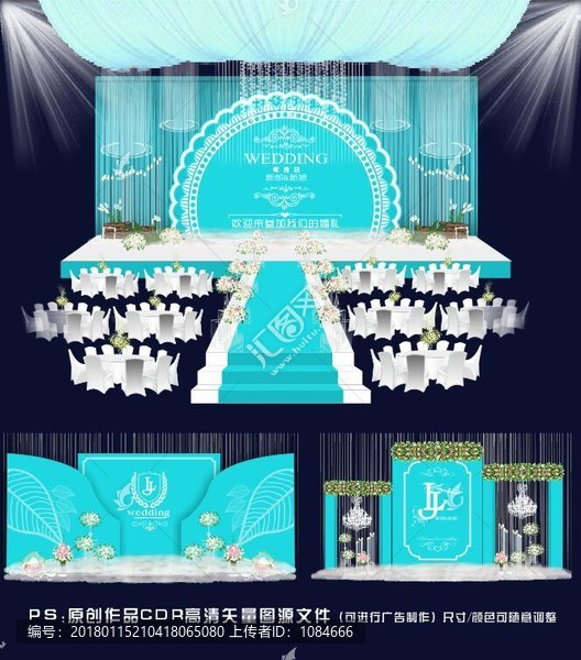 藍(lán)色主題婚禮設(shè)計(jì),蒂凡尼藍(lán)婚禮
