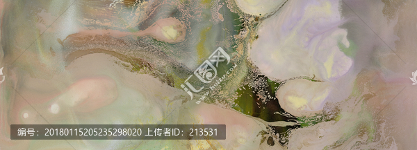 禪意水墨山水,抽象畫
