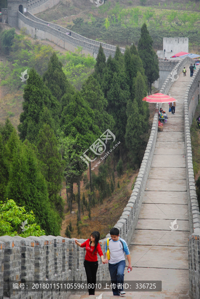 周末登长城,健身运动