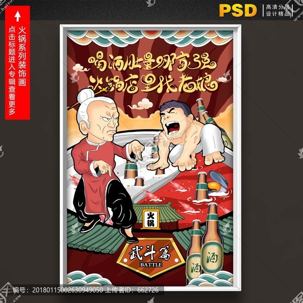 火鍋裝飾掛畫,火鍋海報(bào),大排檔