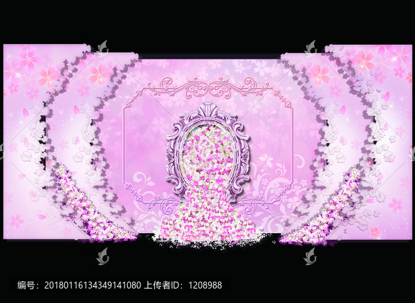粉色櫻花婚禮