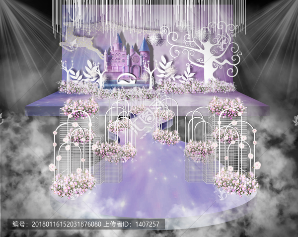 紫色梦幻婚礼1