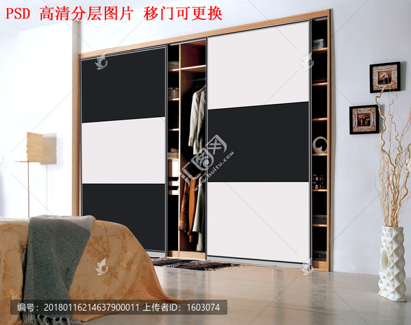 衣柜移門效果圖
