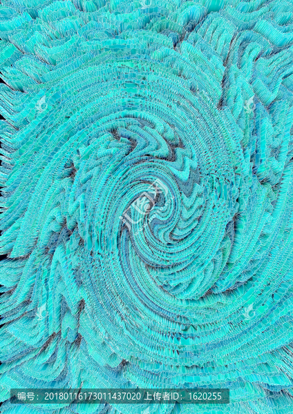3D藍(lán)色旋渦