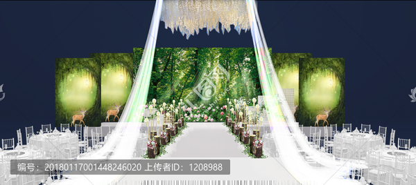 森系婚禮效果圖