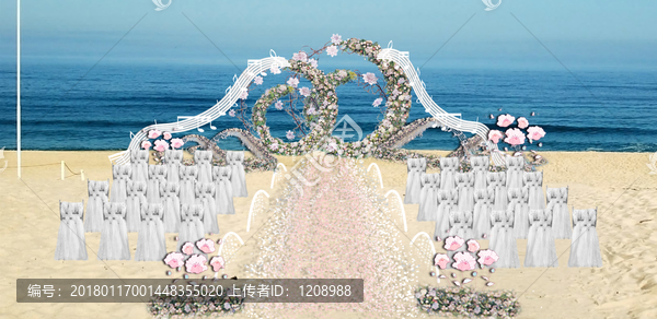 戶外婚禮效果圖