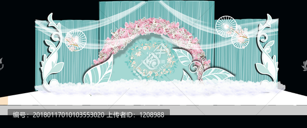 小清新蒂芙尼藍(lán)婚禮效果圖