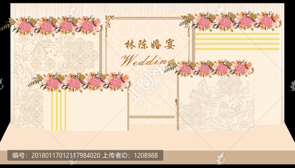香檳色婚禮效果圖