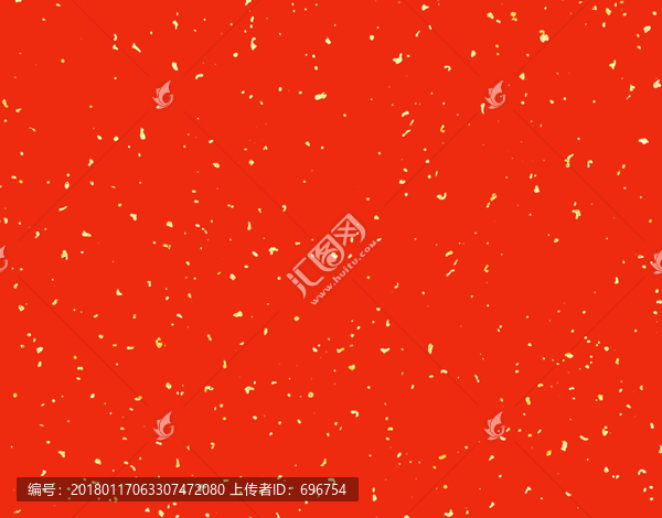 宣紙,紅色灑金宣