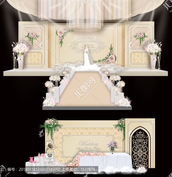 香檳婚禮,婚禮設(shè)計(jì),韓式婚禮