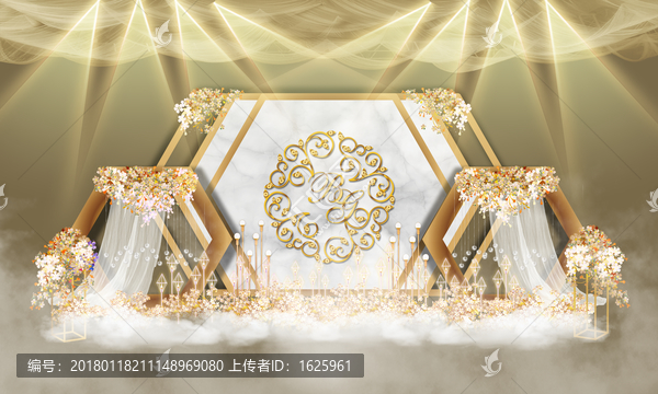 大理石婚禮,白金婚禮,婚禮背景