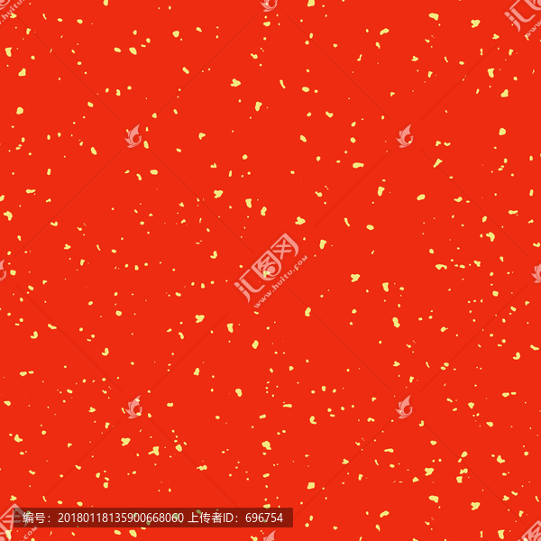 宣紙,紅色灑金宣