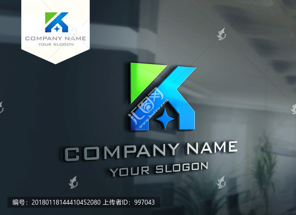 K字母LOGO設(shè)計(jì),標(biāo)志設(shè)計(jì)