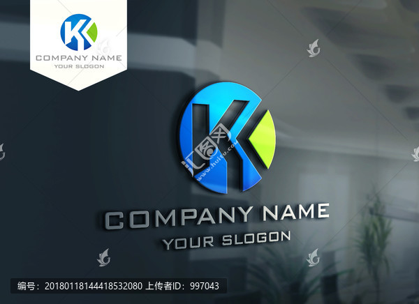 K字母LOGO設(shè)計,標志設(shè)計
