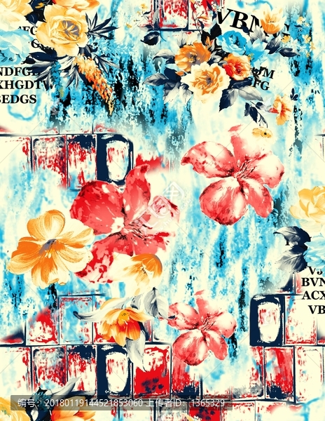 花朵,幾何,有分層