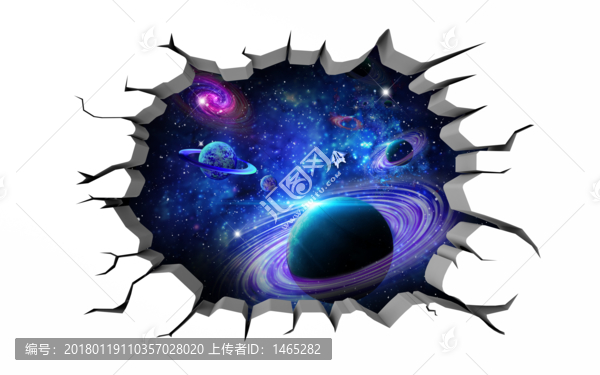 3D立體星空壁畫(huà)