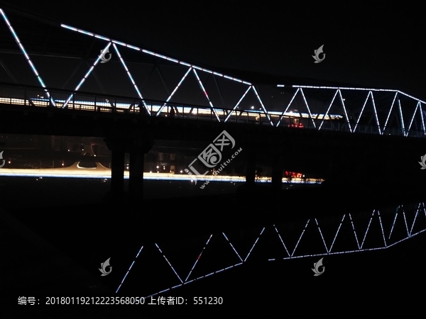 西安,浐灞生态区,夜景,历史名