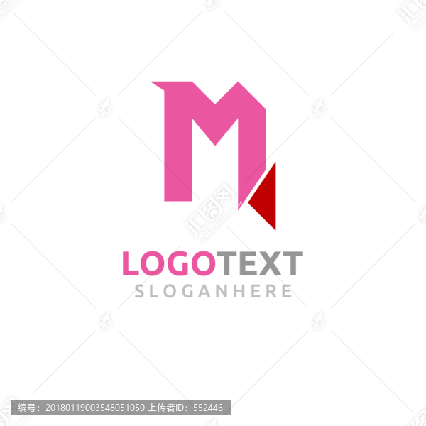 M字母標志logo