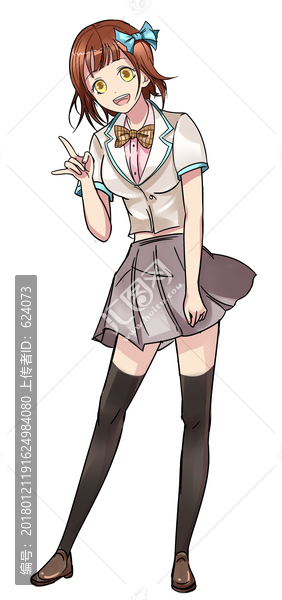 分層,美女