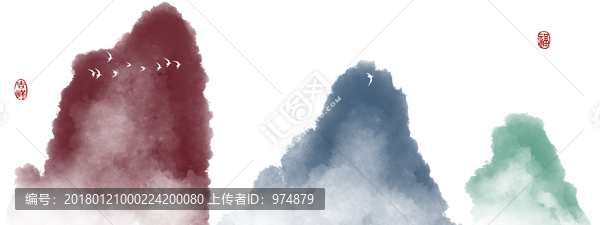 新中式寫意水墨畫