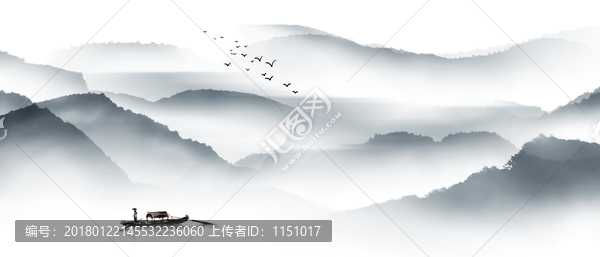 意境山水,禪意水墨山水