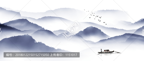 意境山水,水墨山水畫