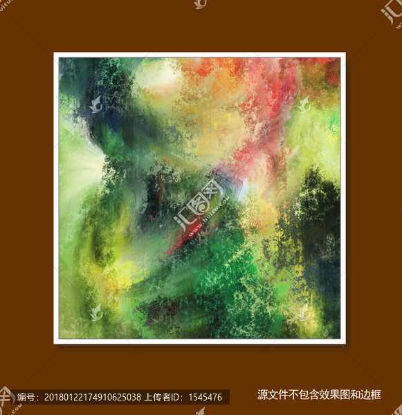 抽象油畫