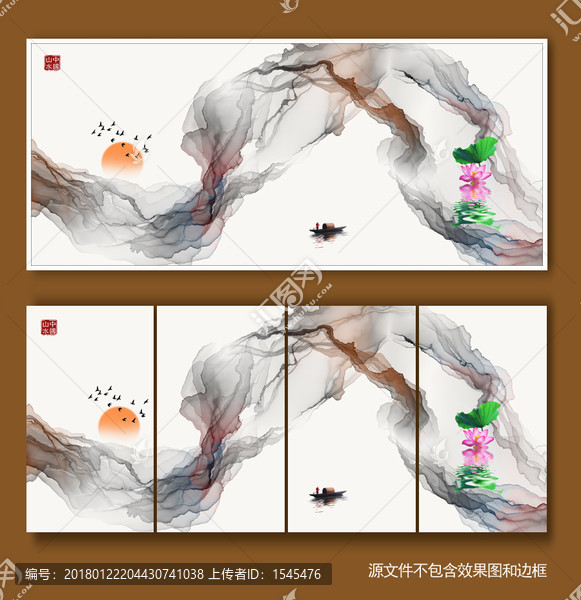 禪韻,寫意裝飾畫