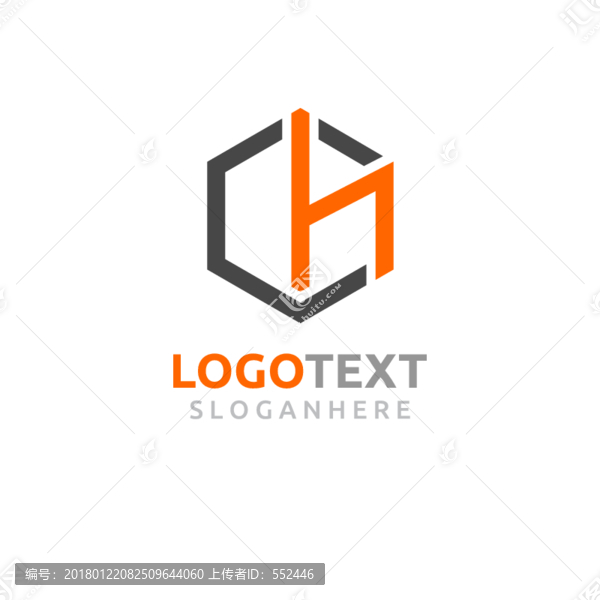 H字母,標志logo