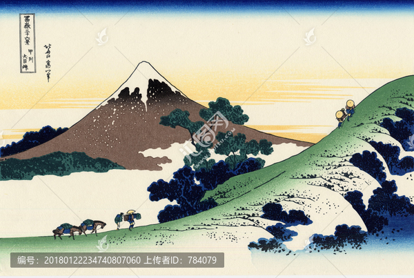 北齋,富士三十六景浮世繪