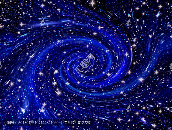 藍色星空圖