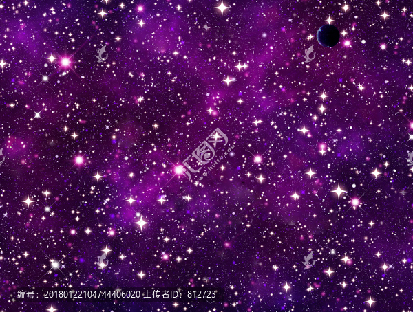 紫色星空舞臺(tái)背景