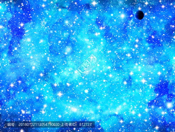 藍(lán)色星空背景墻