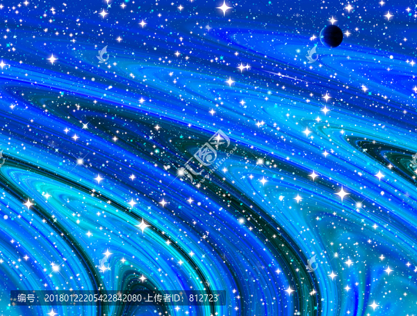 抽象星空星河