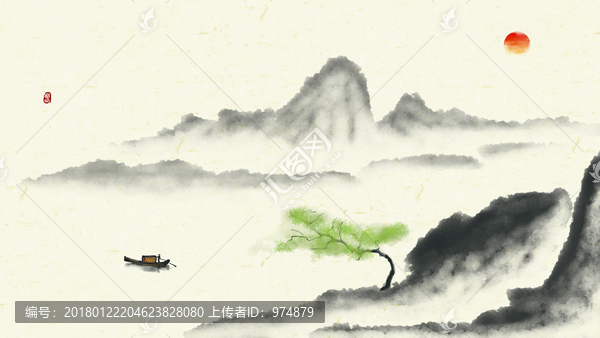 寫意山水畫(huà)