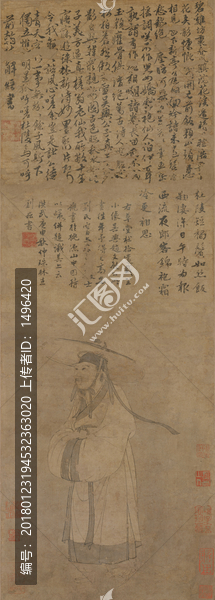 趙孟頫,杜甫像軸