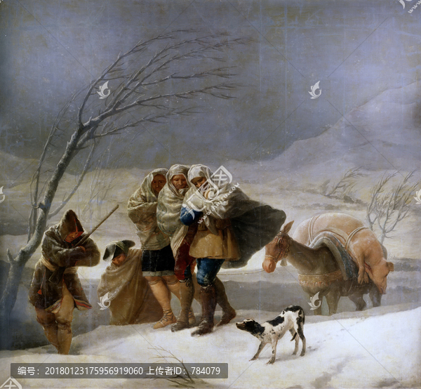 戈雅,暴風(fēng)雪的冬天