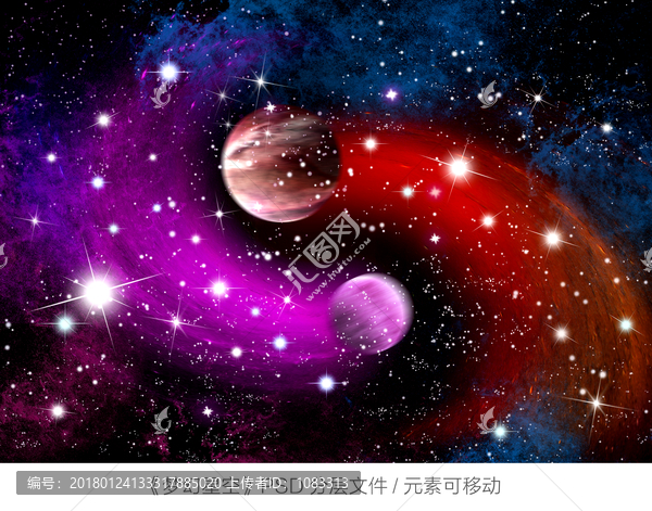 夢幻璀璨星空,宇宙銀河