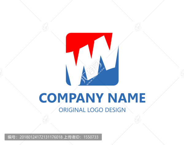 WN字母,LOGO設(shè)計