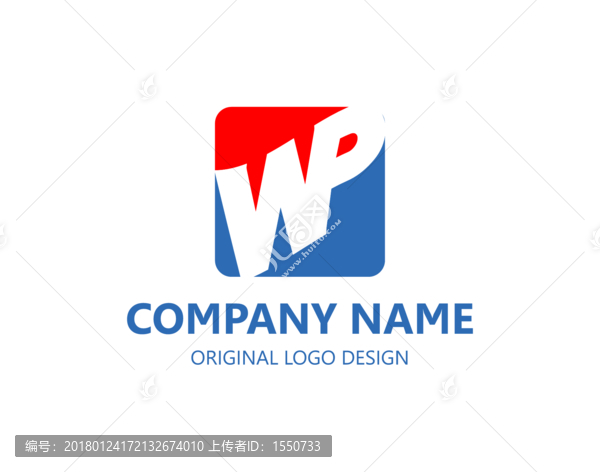 WP字母,LOGO設(shè)計(jì)