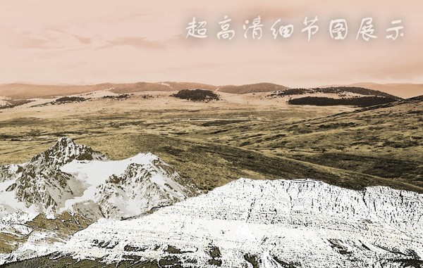 寫意風(fēng)景裝飾畫圖案設(shè)計(jì)