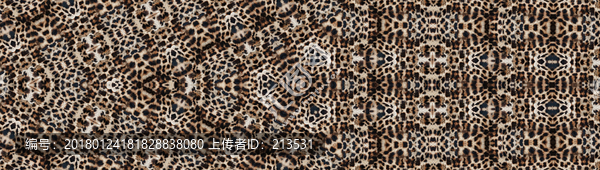 豹紋印花