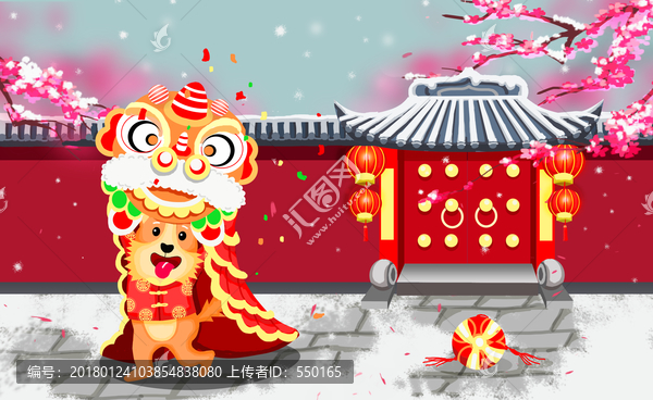 原創(chuàng)手繪春節(jié)素材