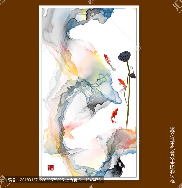 禪韻,寫意裝飾畫