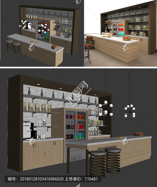 好吃店吧臺(tái)